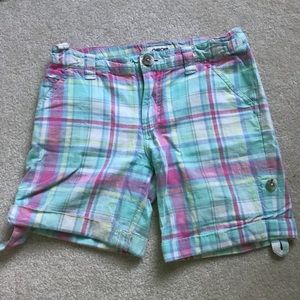 Long Plaid Shorts